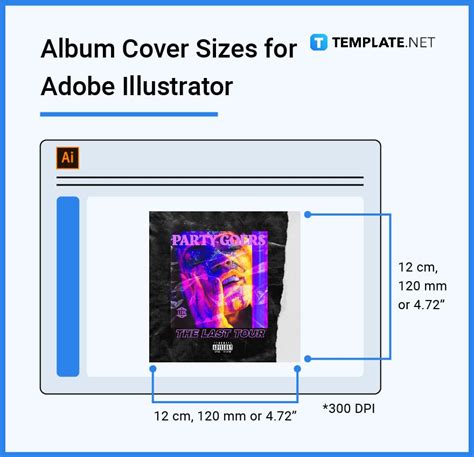 album cover size inches|album cover image size.